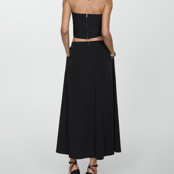 Mango Flared Skirt, Black, XS - Picture 3 of 7